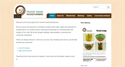 Desktop Screenshot of channelislandswoodturners.org